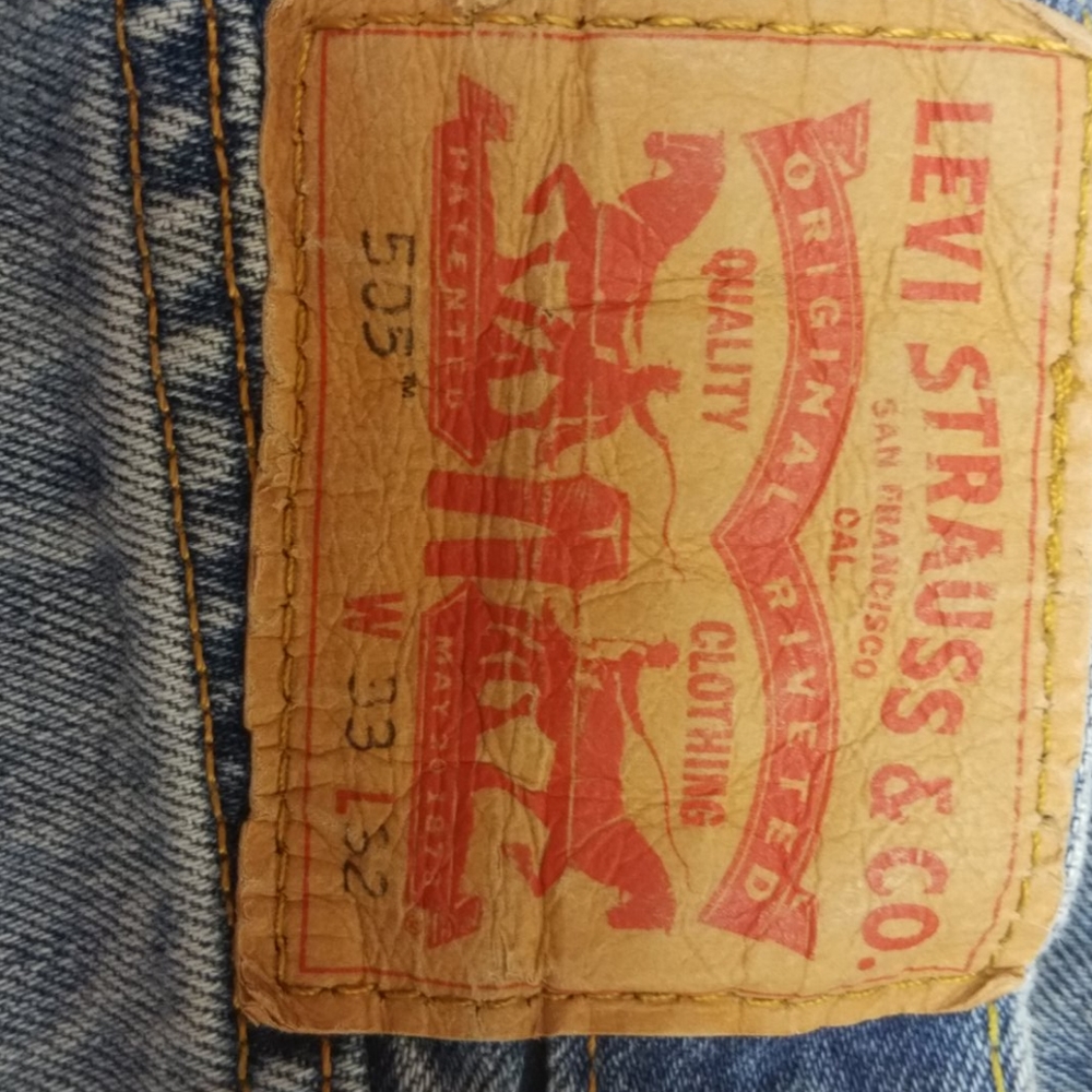 Distressed jeans Levi's Men Relaxed 33x32 - Picture 8 of 8